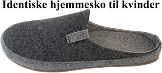 nærbillede af filt sutsko uld materiale